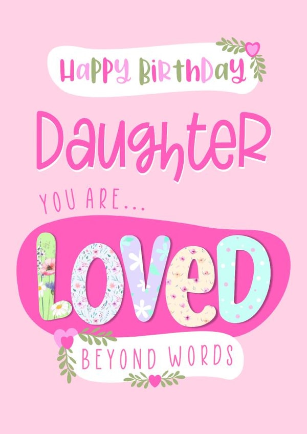 daughter loved Birthday Card 18830 created by Little Cat Creates