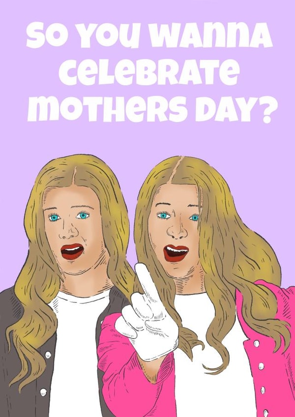 White chicks White Mothers Day Card 21213 created by Perfectly Okay