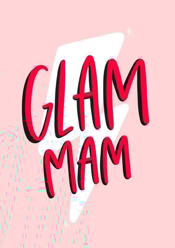 Hand-Lettered Card for Mam created by Studio Yelle