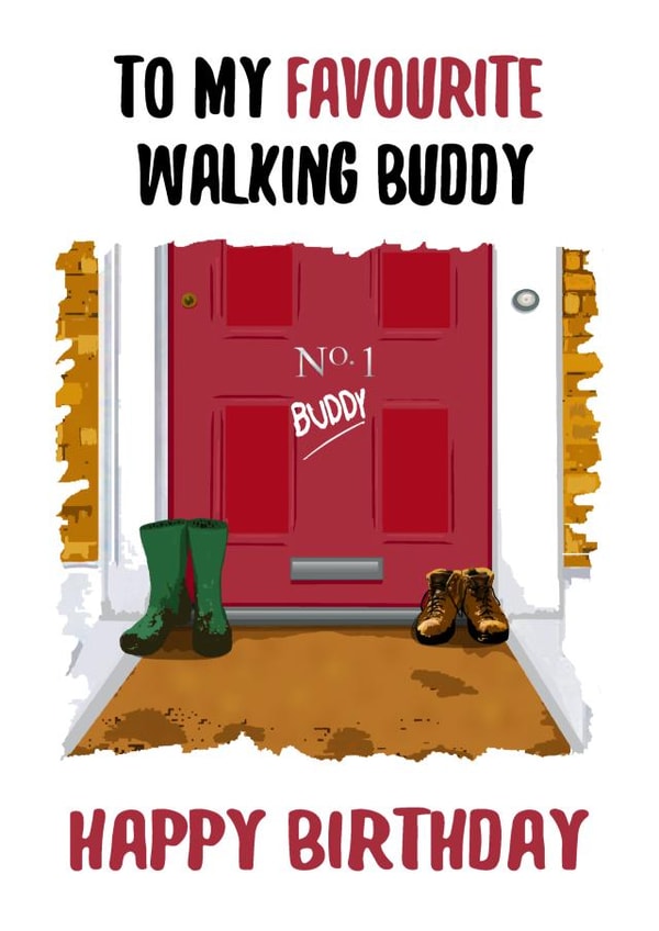 Happy birthday to my favourite walking buddy created by Stephanie Scala