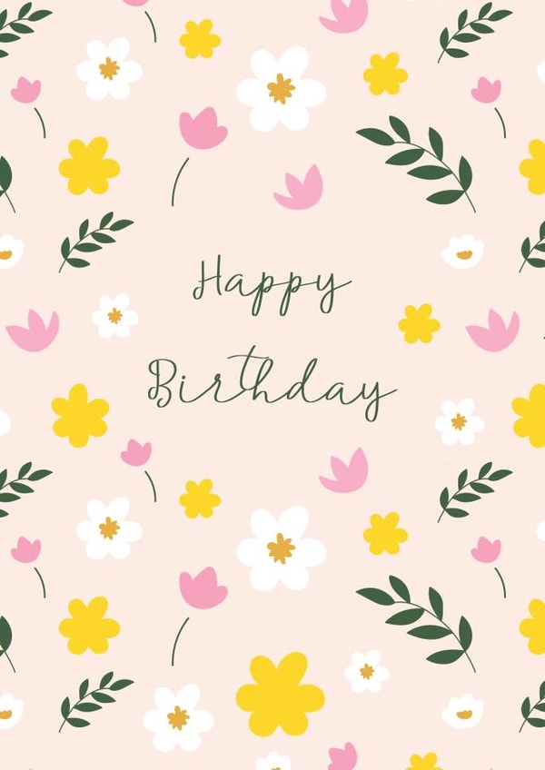classic pretty Birthday Card 21023 created by Nika Venturini