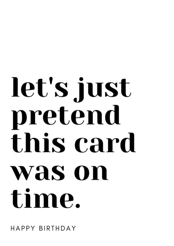 belated cheeky Card 43738 created by cardsopia