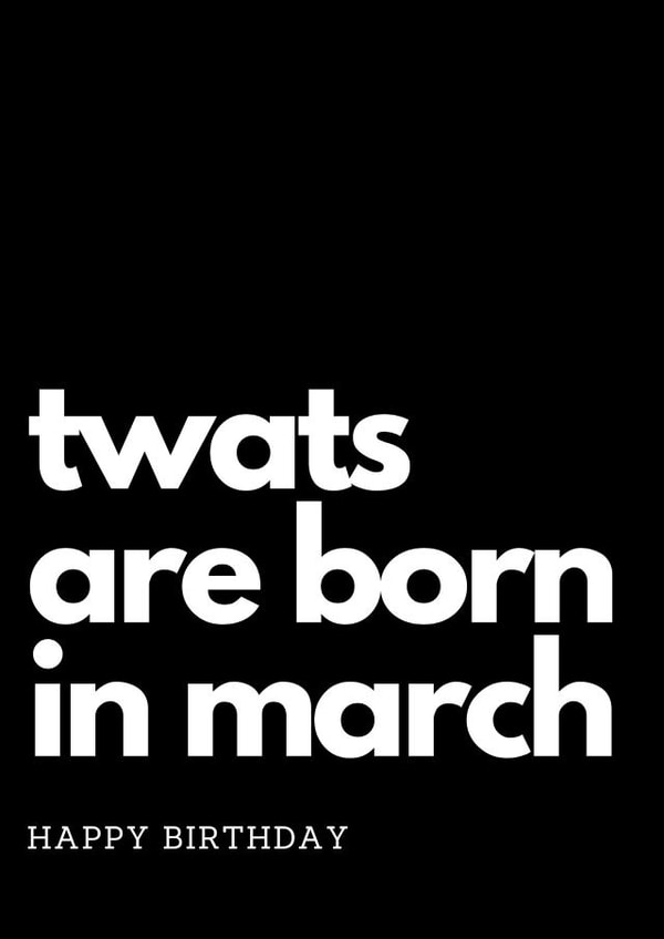 march rude  Card 43739 created by cardsopia