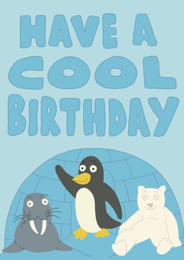 pun child Birthday Card 21728 created by Tom Delves Illustration 