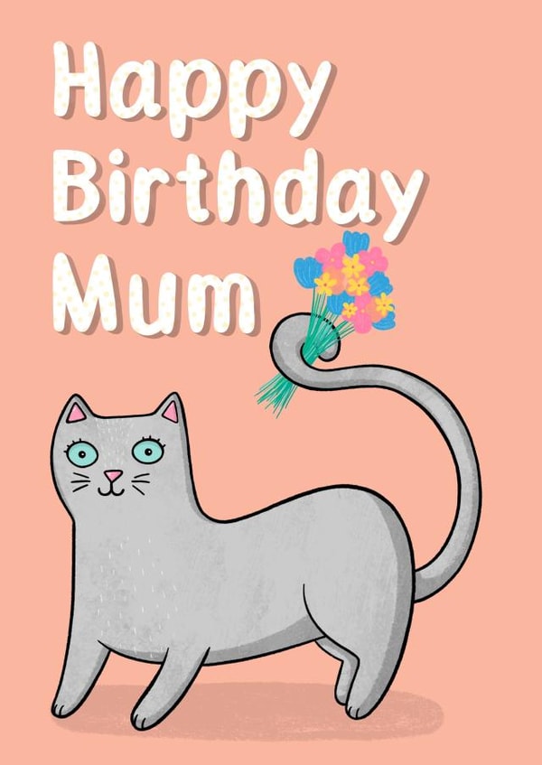 Happy Birthday Mum created by Drawn to Cats