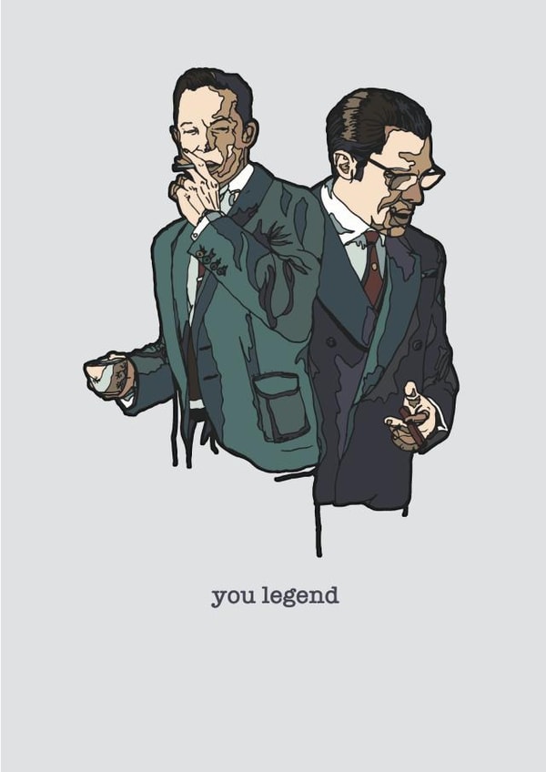 legend tom hardy Thank You Card 21754 created by @KDW Creatives