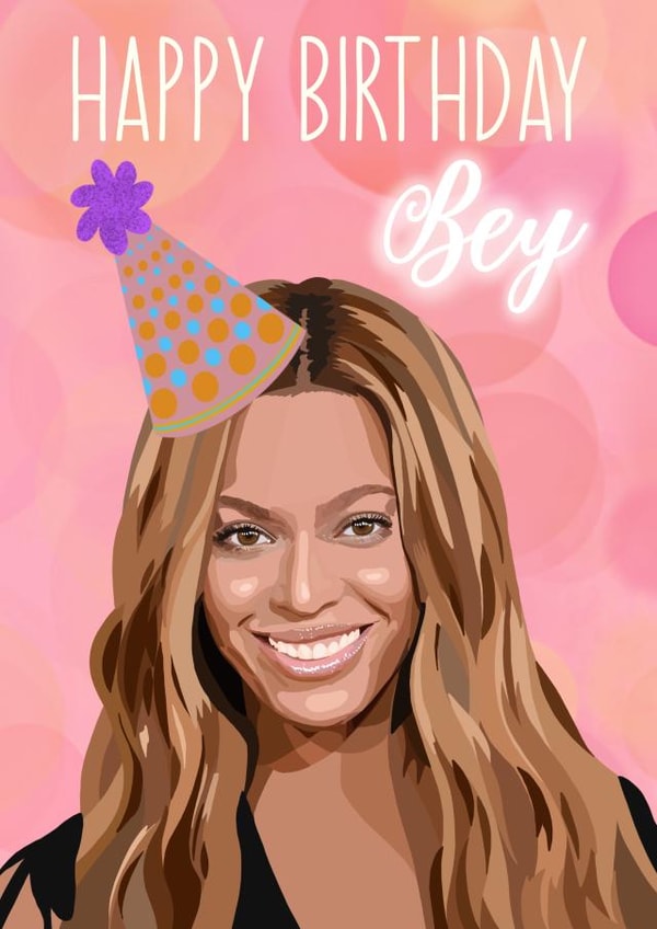 Beyoncé  Bey Birthday Card 46728 created by Alexa Makes Cards