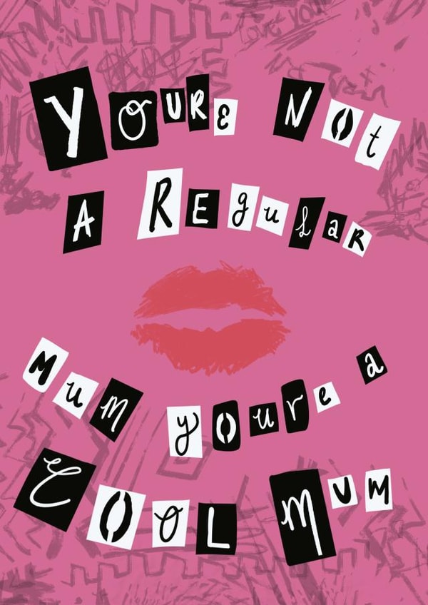 burn book mean girls Mothers Day Card 21308 created by Georgia Akers