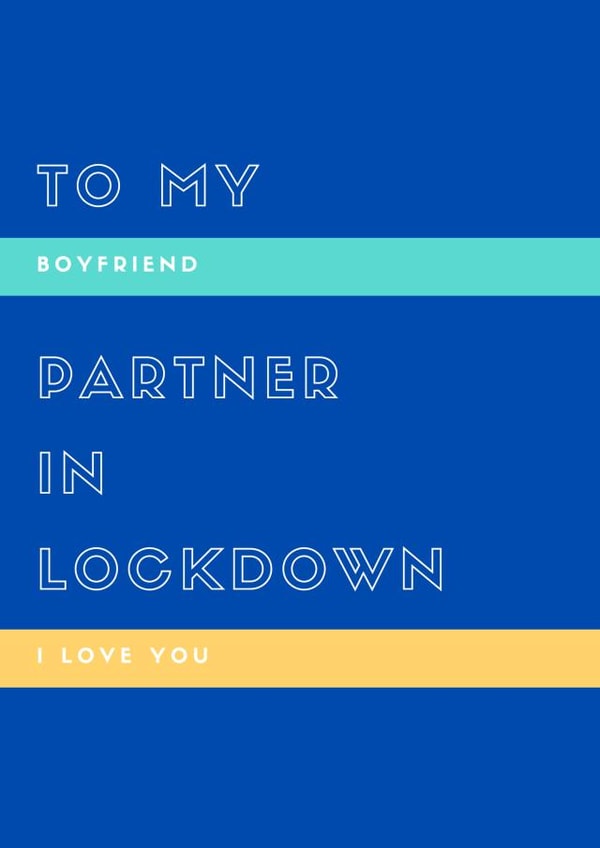 boyfriend valentine Card 46591 created by It Was The Only Card Available