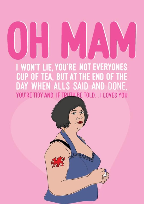 Funny Mother's Day Card - Gavin And Stacey - Nessa created by AliceandEmmaDesigns