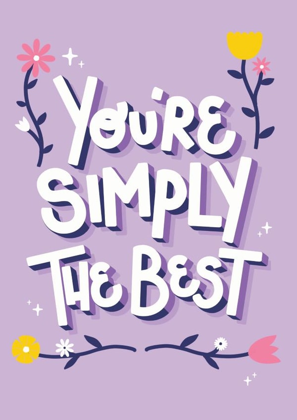 simply the best best Love & Friendship Card 21773 created by Yasmin Atherton