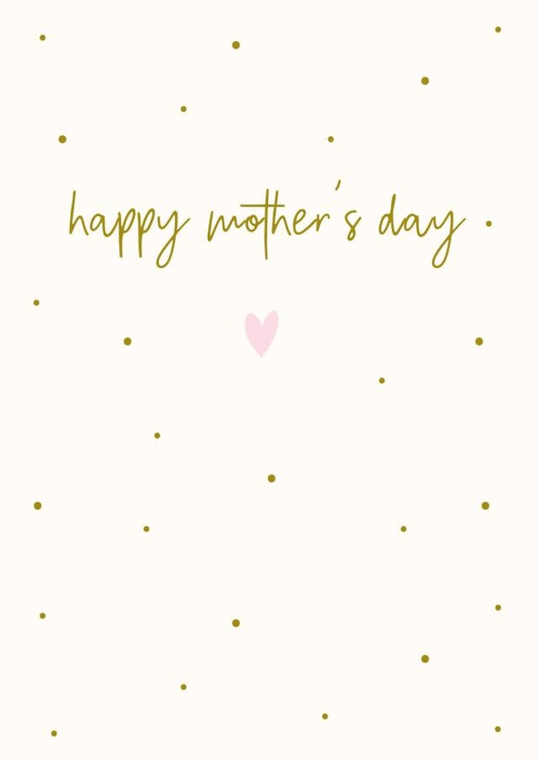 Classic Mothers Day Card - Mum - Heart - Happy Mother's Day created by Megan Claire