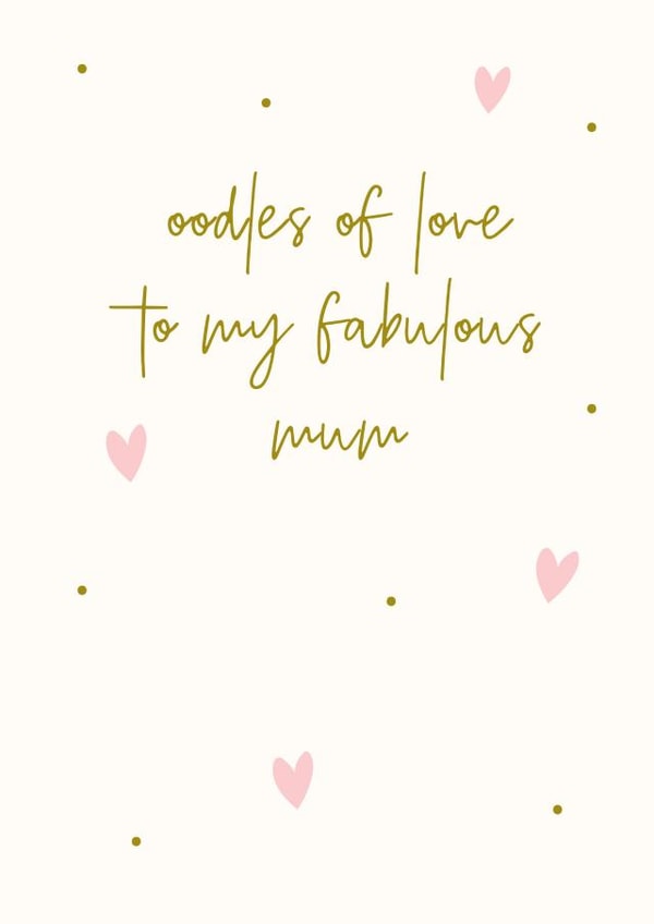 mum fabulous Mothers Day Card 1463 created by Megan Claire