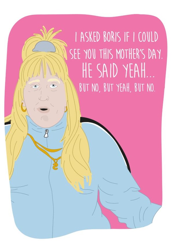 Boris Johnson funny Mothers Day Card 40398 created by I Made A Card