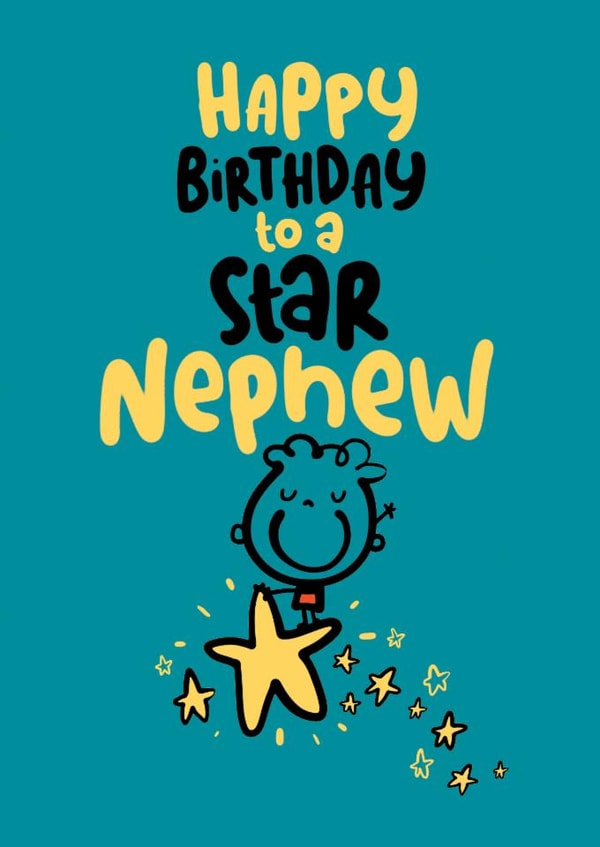 Cute And Fun Birthday Card For Nephew created by Pink wink