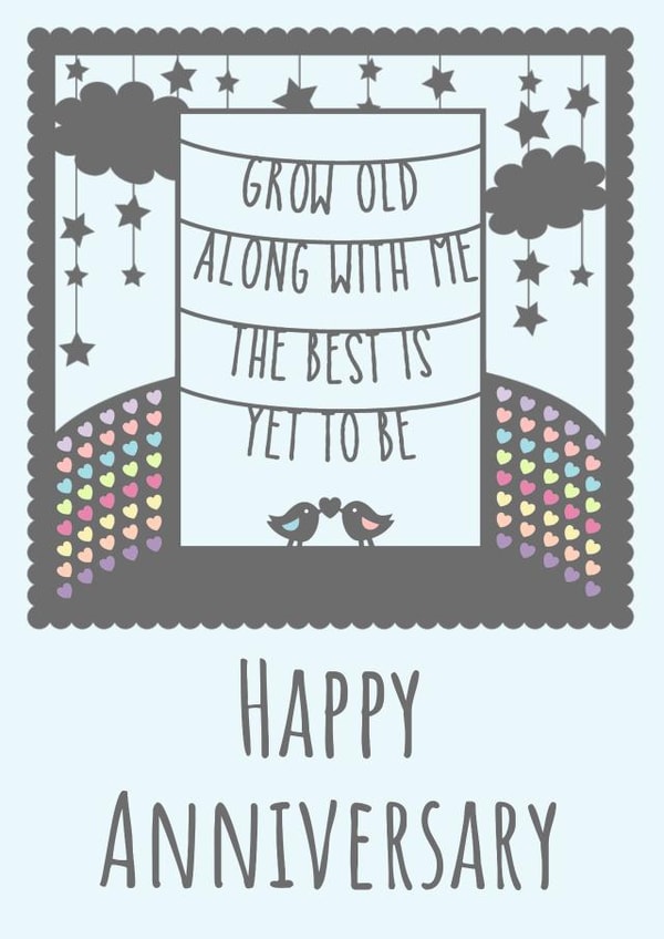 poem rhyme Anniversary Card 21785 created by Stacey Payne