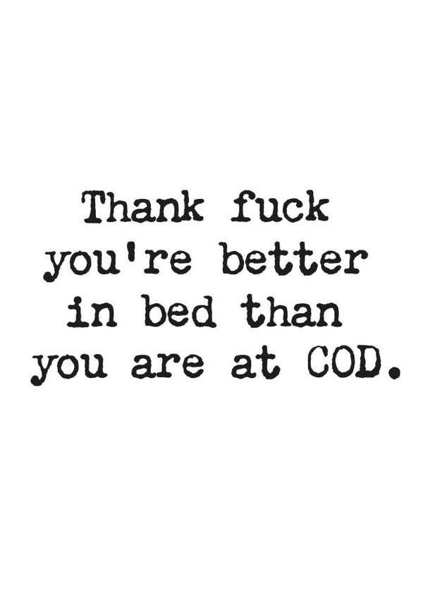 Call Of Duty Card created by All The Rage Print & Design