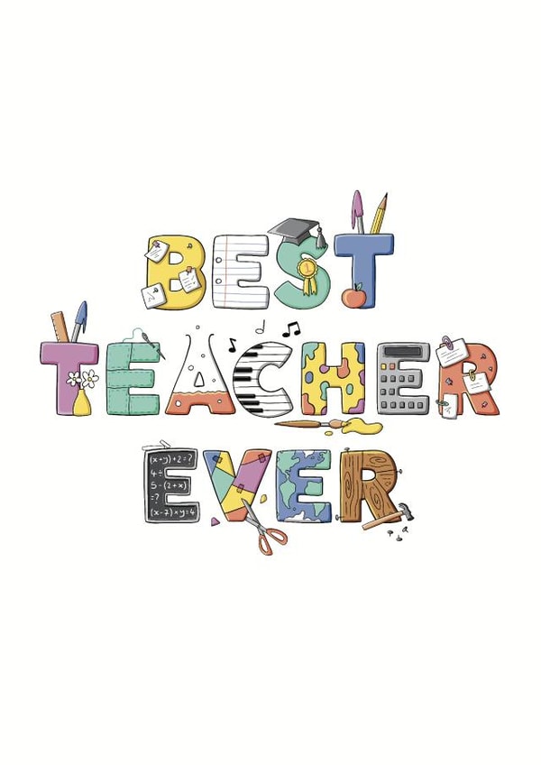 Teacher School Graduation Card 17554 created by Kate Lanxon