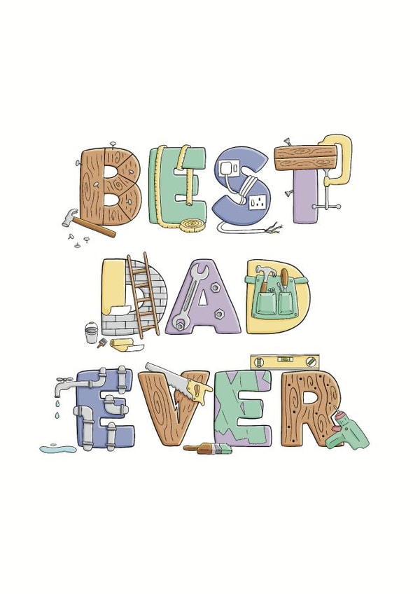 Dad Father Father's Day Card 42355 created by Kate Lanxon