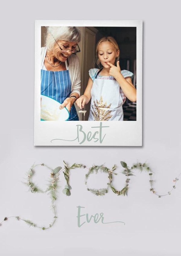 photocards gran Mothers Day Personalised Photo Card 8396 created by Love Lila Photography