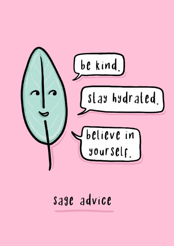 Sage advice created by @SarahFox.Illustration