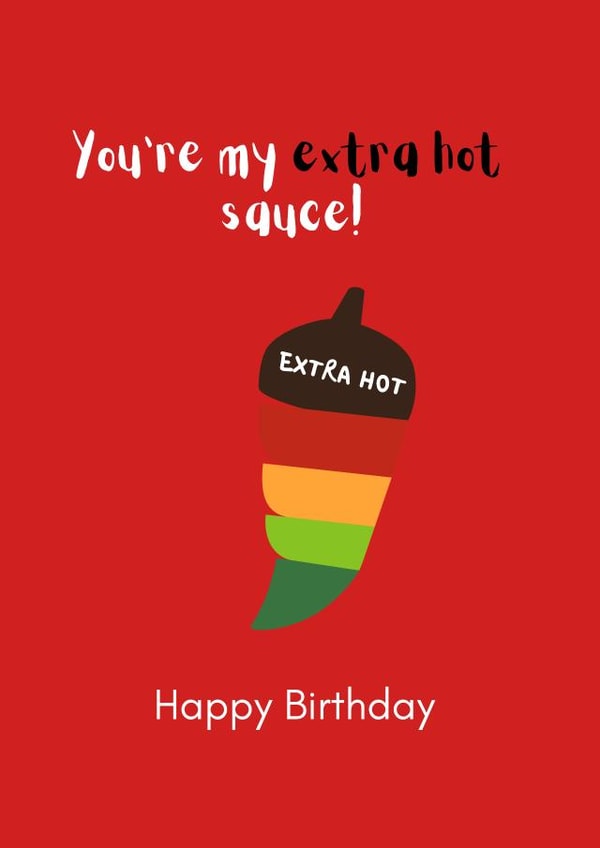 extra hot hot Birthday Card 19132 created by NatKards