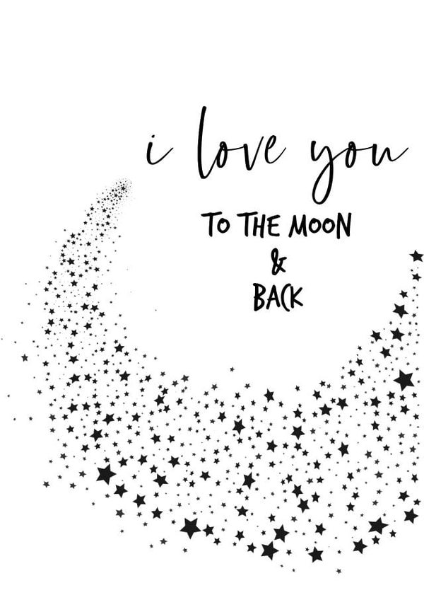 trail stars Valentines Day Card 16097 created by The 13 Prints