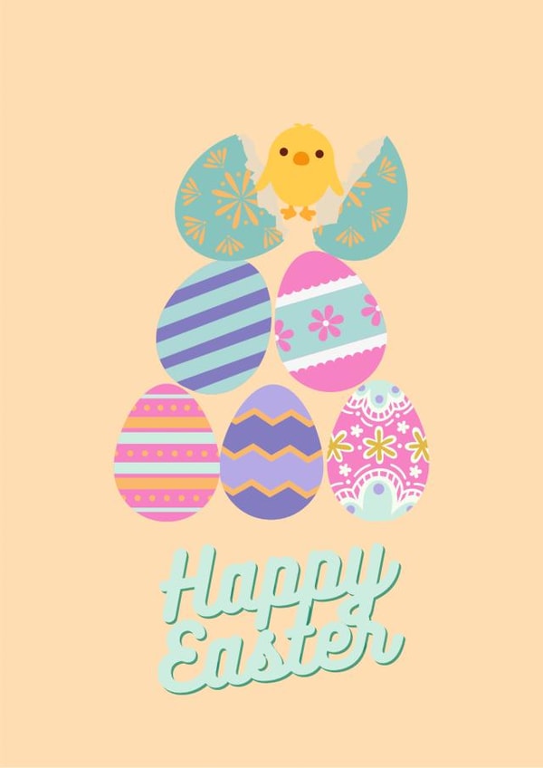 Funky Chick Easter Card created by Briggs designs