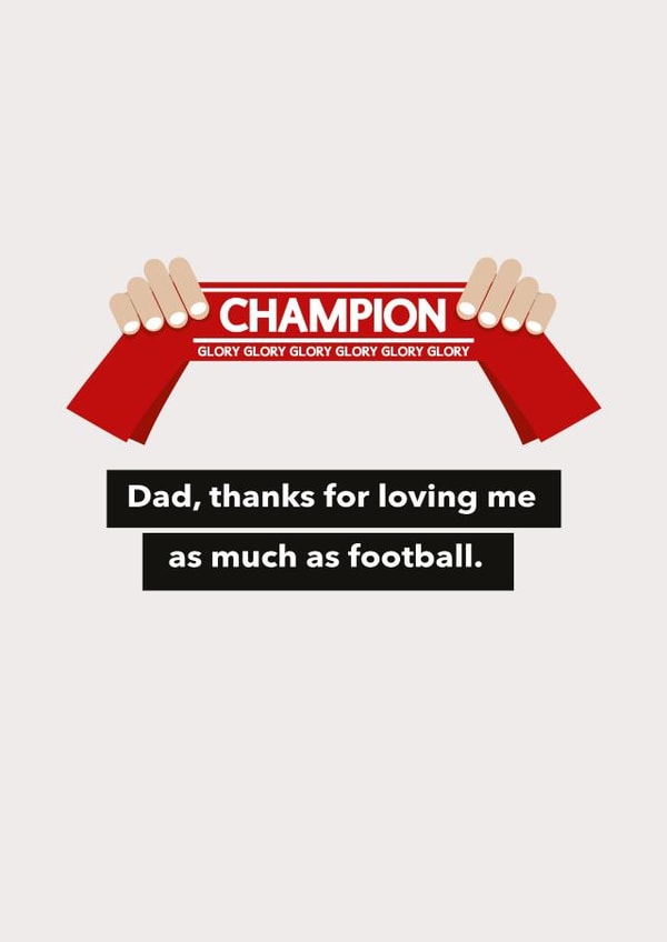 champion glory Birthday Card 44943 created by Kwirk Cards