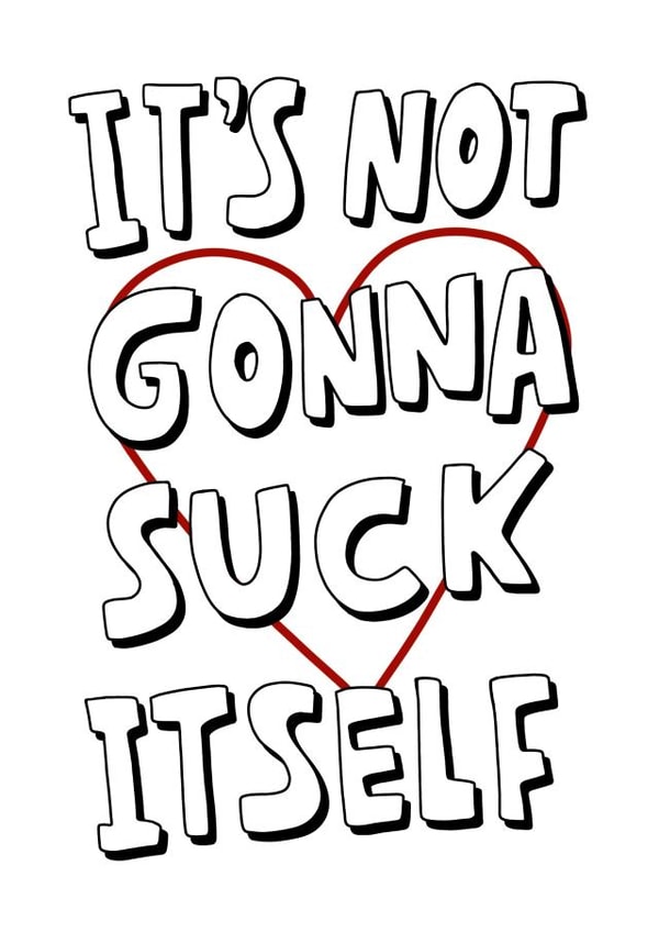 funny cheeky Valentines Day Card 41279 created by Craft isn't Dead!