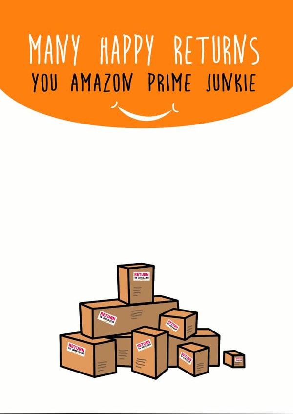 amazon amazon junkie Birthday Card 20857 created by Ryk60