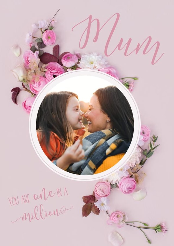 PC mum Mothers Day Personalised Photo Card 8398 created by Love Lila Photography