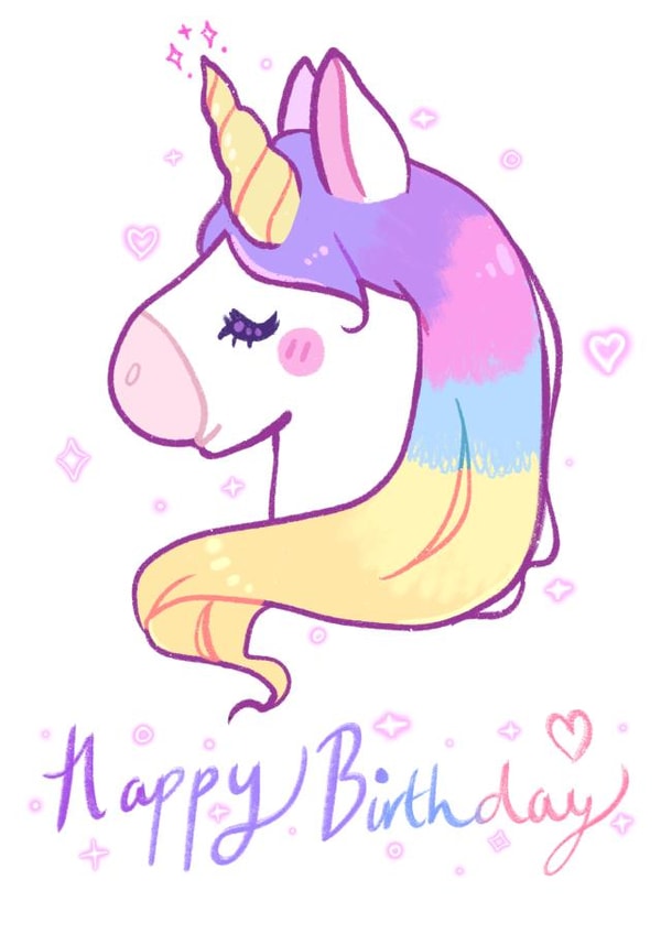 Unicorn created by Little Linas Cards