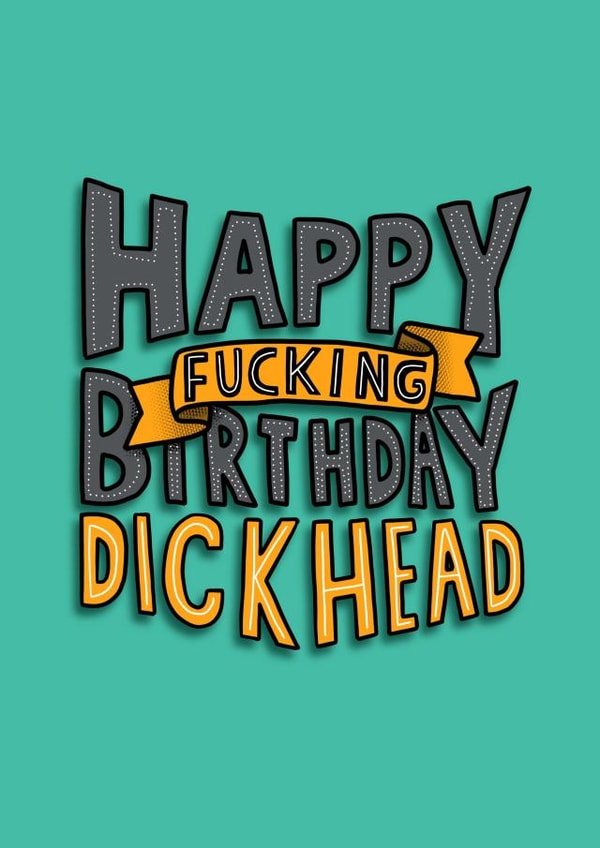 rude swear Birthday Card 16783 created by Craft isn't Dead!