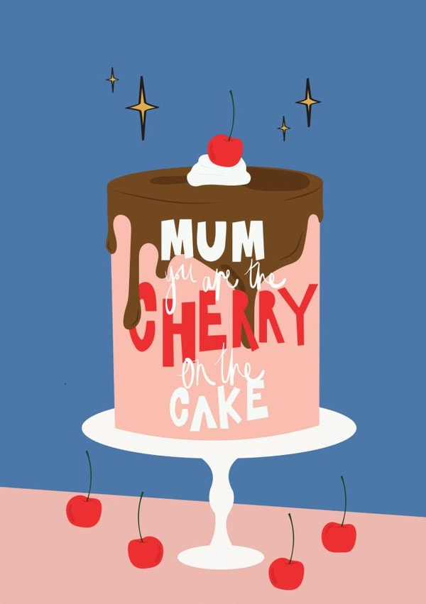 mum love Mothers Day Card 15528 created by Blackcat and Bumble 