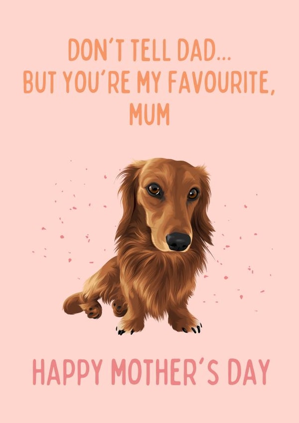 funny cute Mothers Day Card 21717 created by Cujo Creations