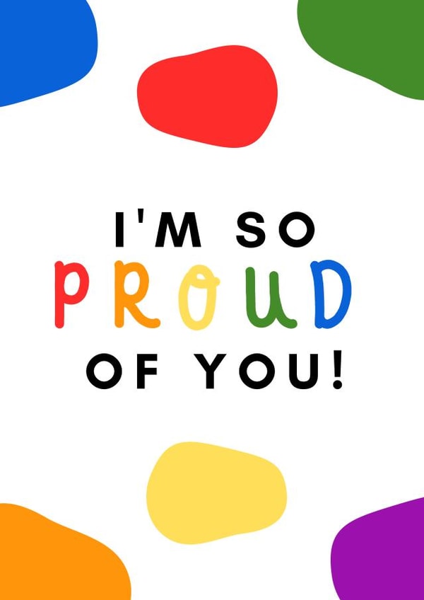 proud you Congratulations Card 21462 created by ChronicPrints