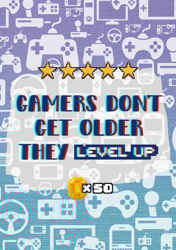 GAMER GAMING Birthday Card 21408 created by Trickyy