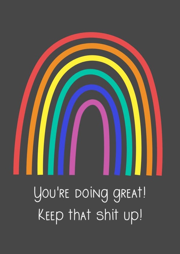 doing great rainbow Card 21178 created by BeauPrintBoutique