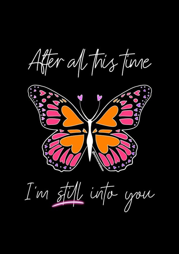 Butterfly paramore Anniversary Card 48038 created by Sew Last Summer