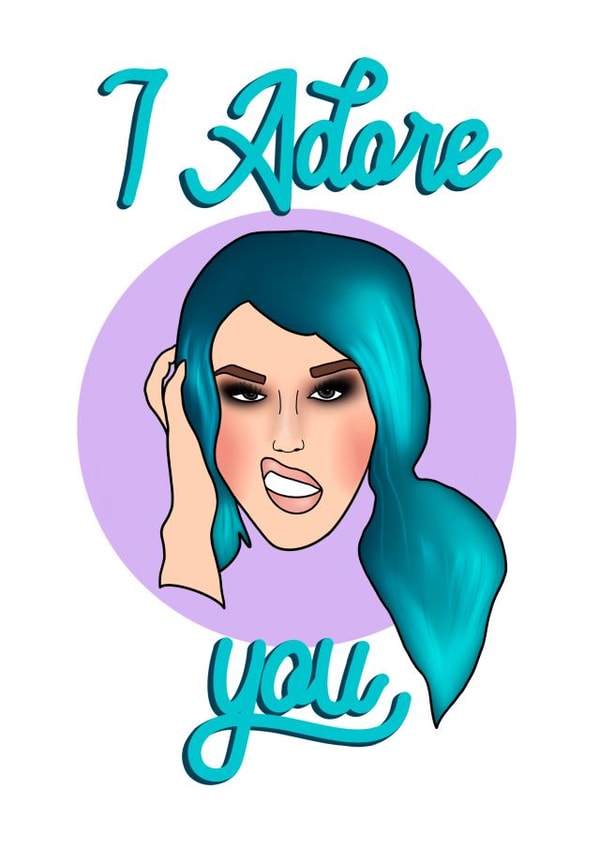 Love adore you Love & Friendship Card 48040 created by Sew Last Summer