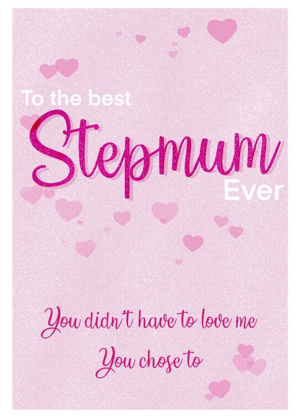 Stepmum Stepmom Mothers Day Card 21345 created by Cheeky LouLou