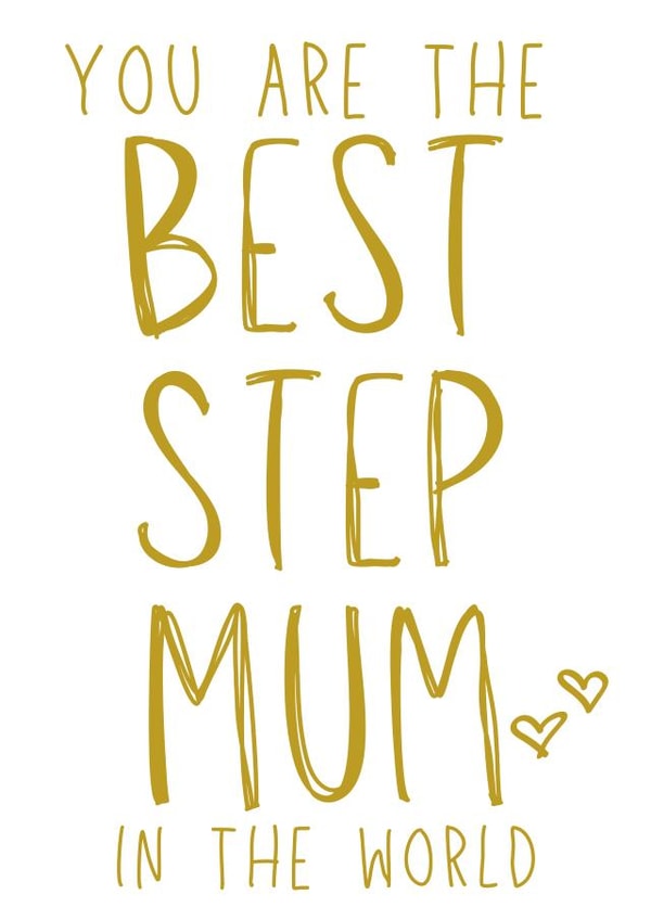 best best stepmum Mothers Day Card 47939 created by TOJ Designs
