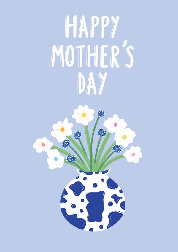 mum flowers Mothers Day Card 43984 created by Eleanor Beetle