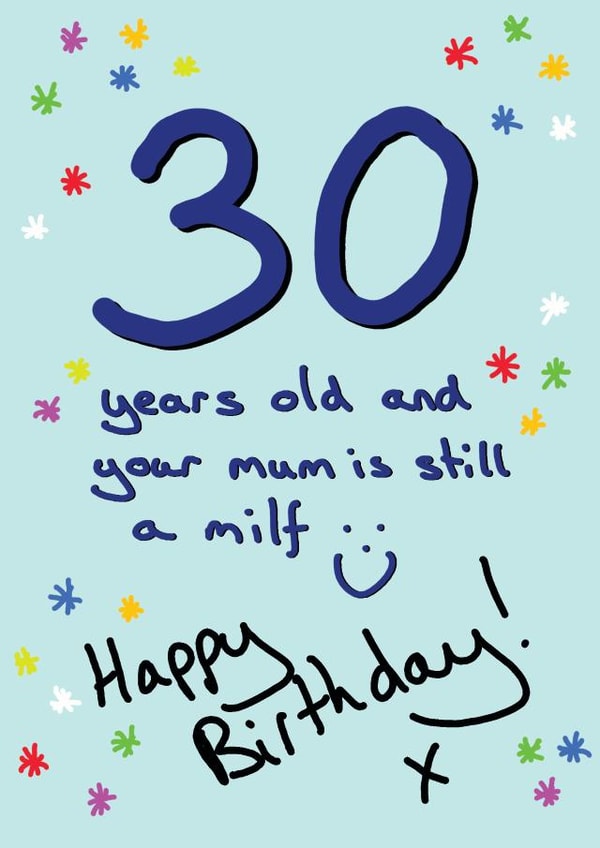 30 30th Birthday Card 18917 created by Random Shit Cards
