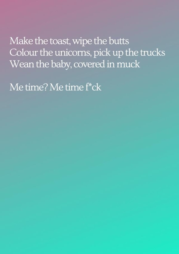 poem rhyme Mothers Day Card 48069 created by Katy Towse