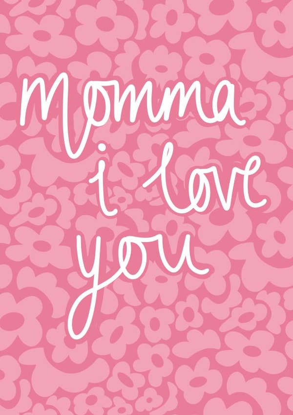 momma mom Mothers Day Card 21092 created by Soph AC Studio