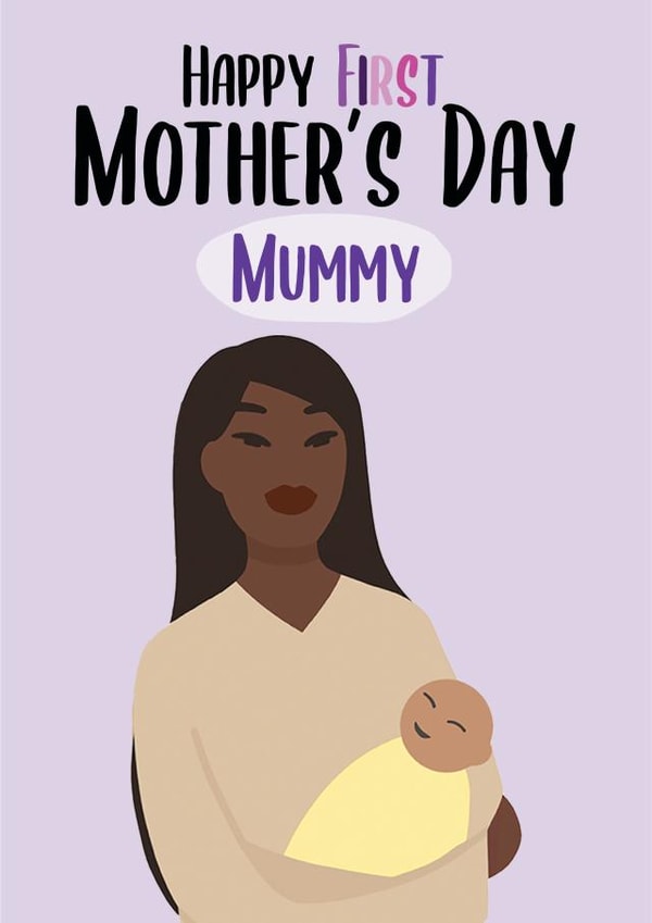 first mother's day first Mothers Day Card 15728 created by InclusiviTwee