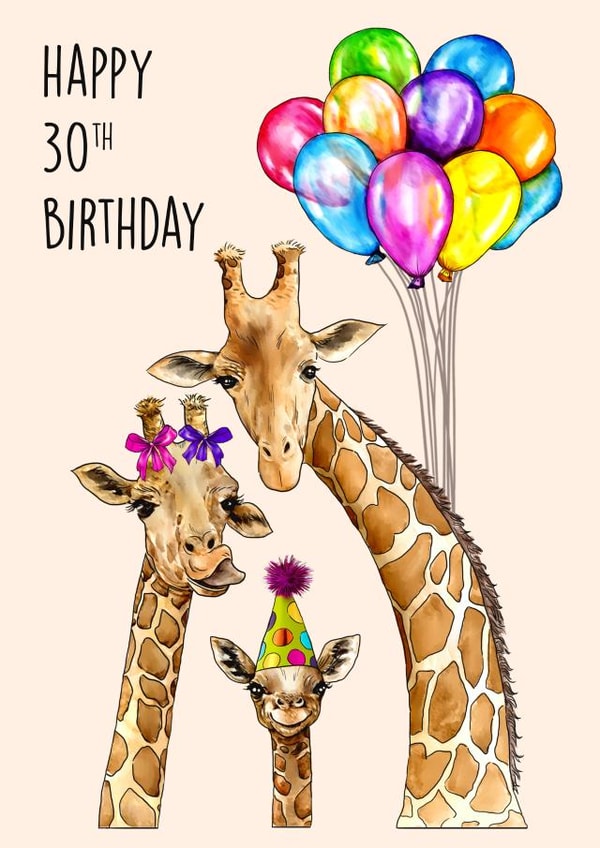parents animals Birthday Card 20818 created by Poppy & Mabel 