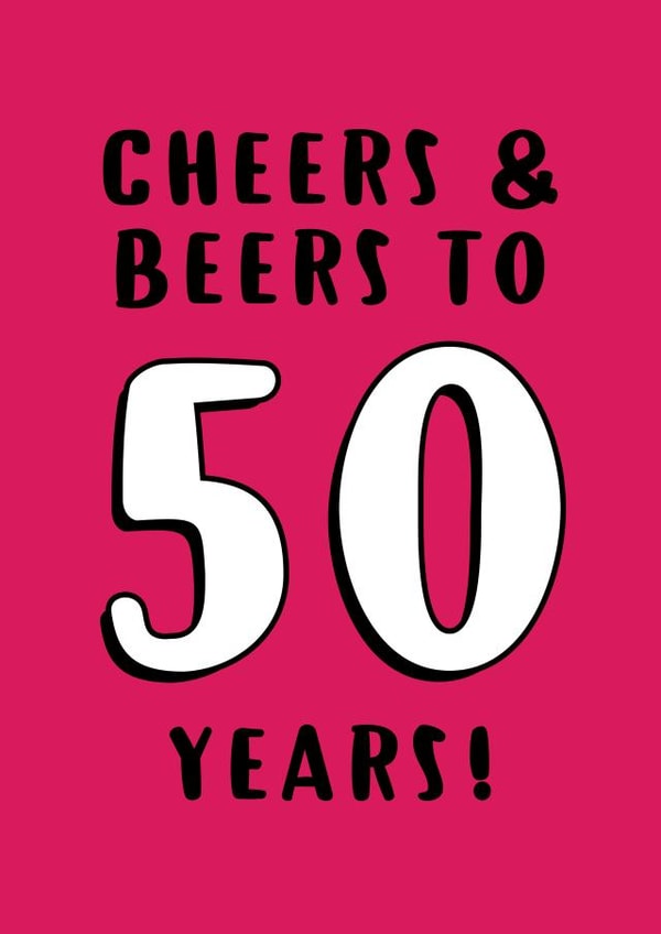 cheers beers Birthday Card 17952 created by Seabird Studio